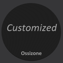 Scheinwerfer Einsatz "Full Customized" Schwarz-Transparent