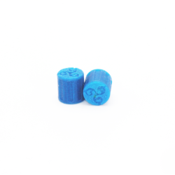 Set - 2x Ventilkappen Blau