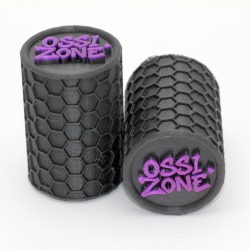 Set - 2x OSSIZONE Lila - Sturzpad mit Wabenmuster