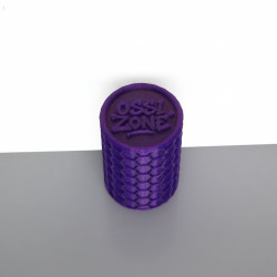 Set - 2x OSSIZONE Mettalic Lila - Sturzpad mit Wabenmuster