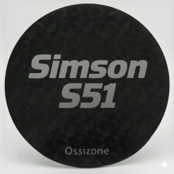 Scheinwerfer Einsatz "Simson S51"